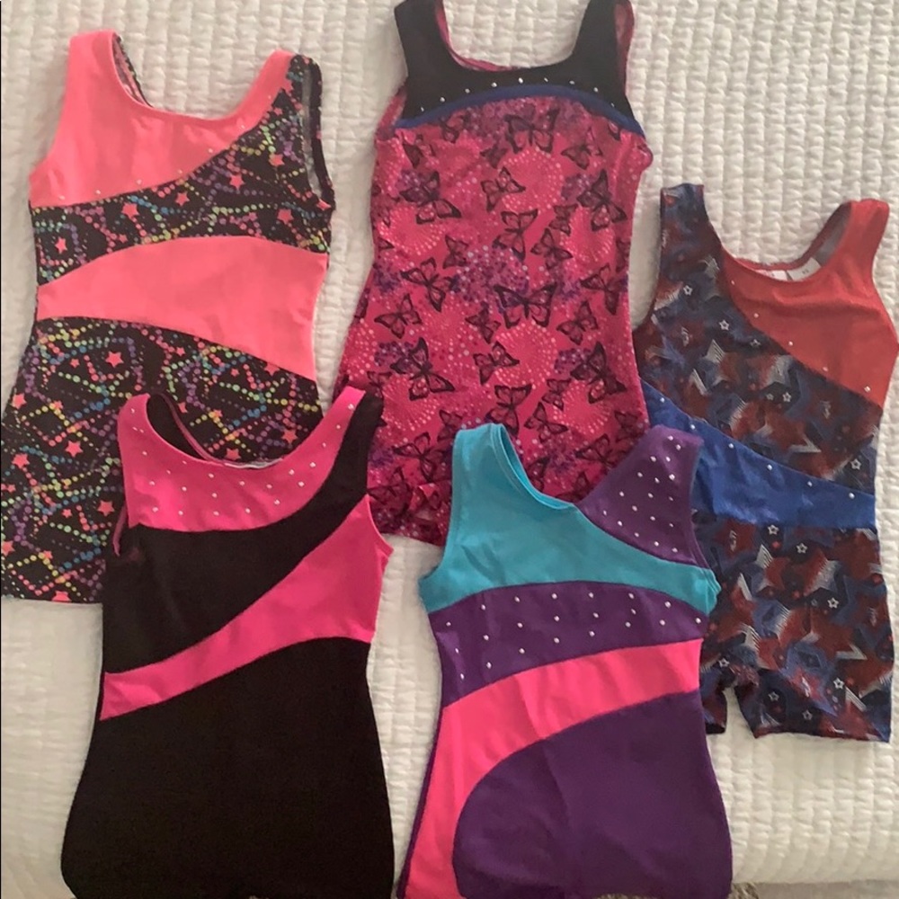 Lot of girls size 4/5 Gymnastic leotards